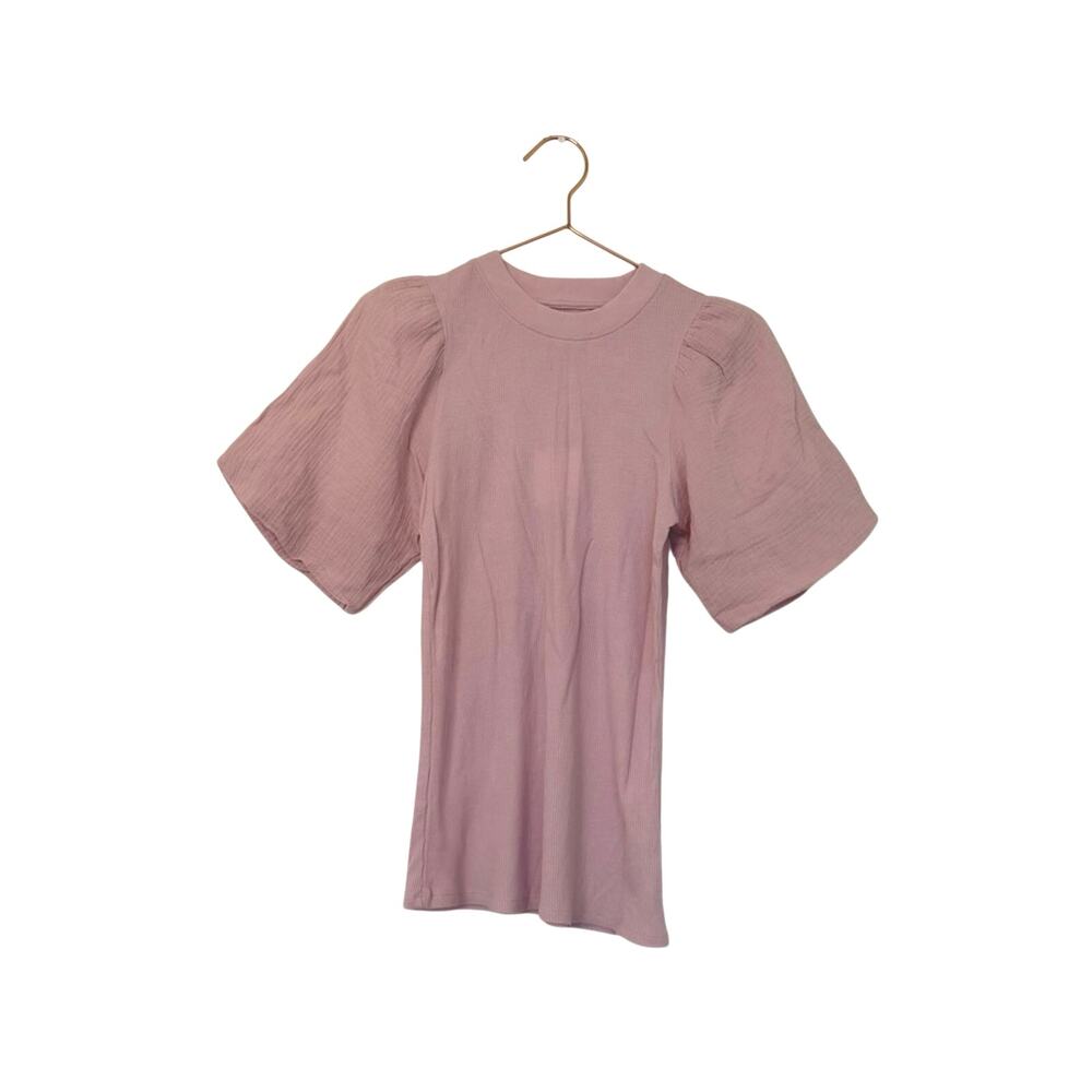 Dear John dusty pink Puff Sleeve Blouse size XS new with tag